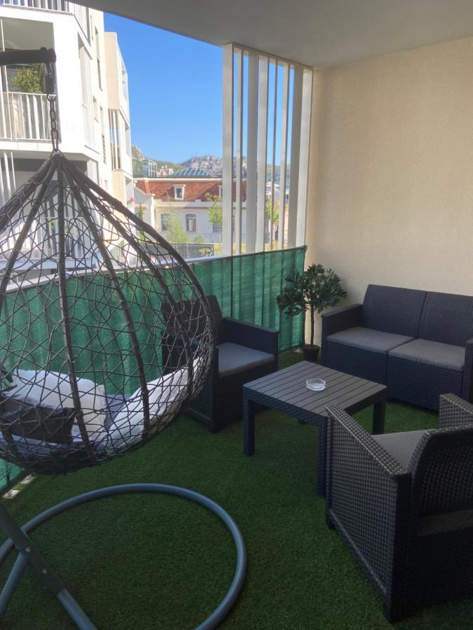 Appartement T2, résidence au calme. Parking privé Marsella Exterior foto
